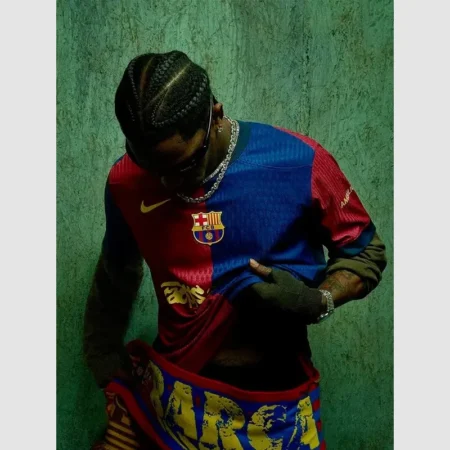 Shop Cactus Jack FC Barcelona x Travis Scott 24-25 Jersey