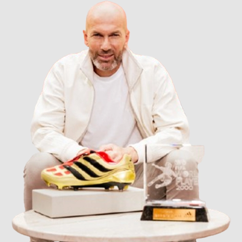 2025 Zinedine Zidane Adidas White Jacket - Danezon