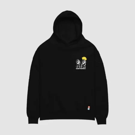 Ateez X Vandy The Pink Lemon Drop Hoodie Black