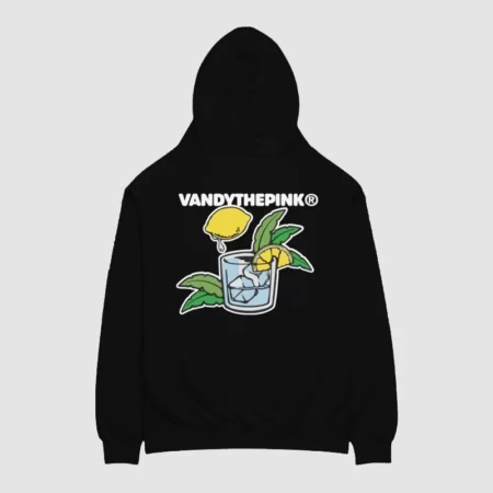 Ateez X Vandy The Pink Lemon Drop Hoodie Black