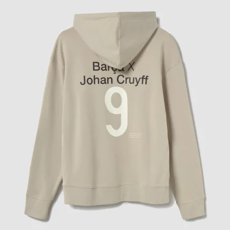 Barça x Cruyff 9 Hoodie Beige - Danezon