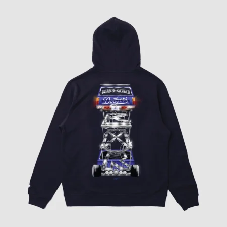 BORN RAISED ネイビー スウェット Shop Now - Born x Raised Dodgers Troka Hoodie Navy – Danezon