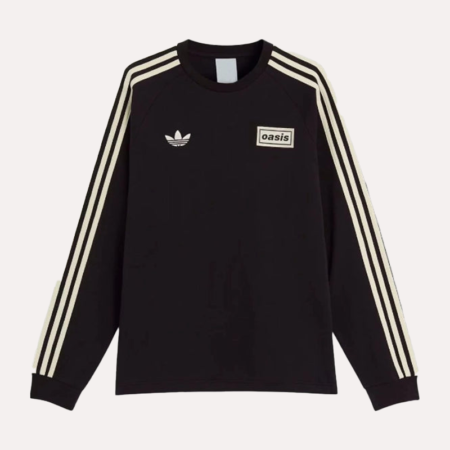 Oasis ×  Originals スウェット Adidas x Oasis Black Sweatshirt | Oasis Adidas Black Crewneck