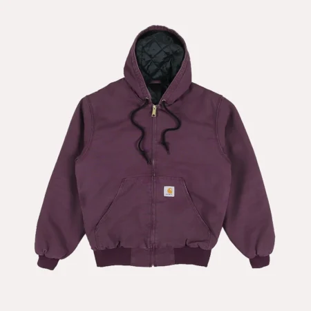 carhartt パープル ジップアップジャケット L Purple Carhartt Hooded Jacket - Purple Carhartt Jacket