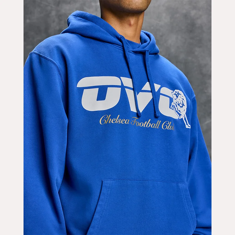 Chelsea FC Hoodie | OVO x Chelsea FC Blue Hoodie