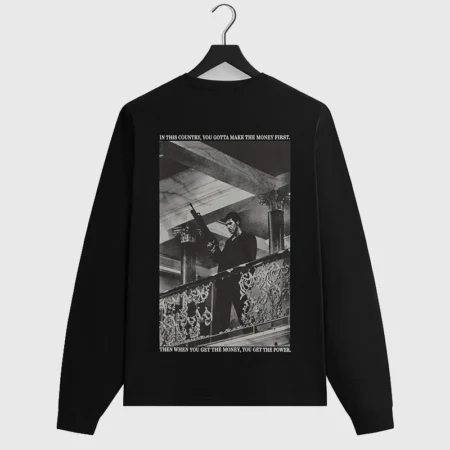 Buy the Kith for Scarface 2025 Tony Vintage Long Sleeve T-Shirt