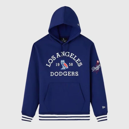 OVO x New Era x MLB Los Angeles Dodgers Hoodie - Blue