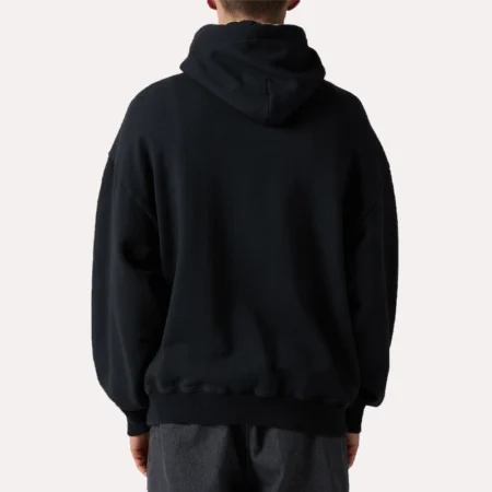 KAPITAL Surf Pullover Black Fleece Hoodie