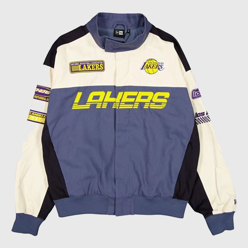  Los Angeles Lakersトラックジャケット Los Angeles Lakers Motorsports Jacket – New Era Edition