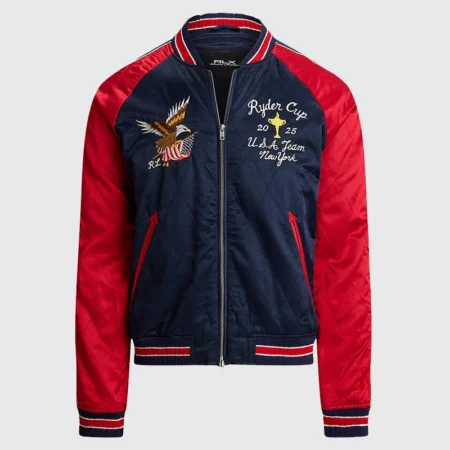 Red and Blue US Ryder Cup Map Jacket Ralph Lauren