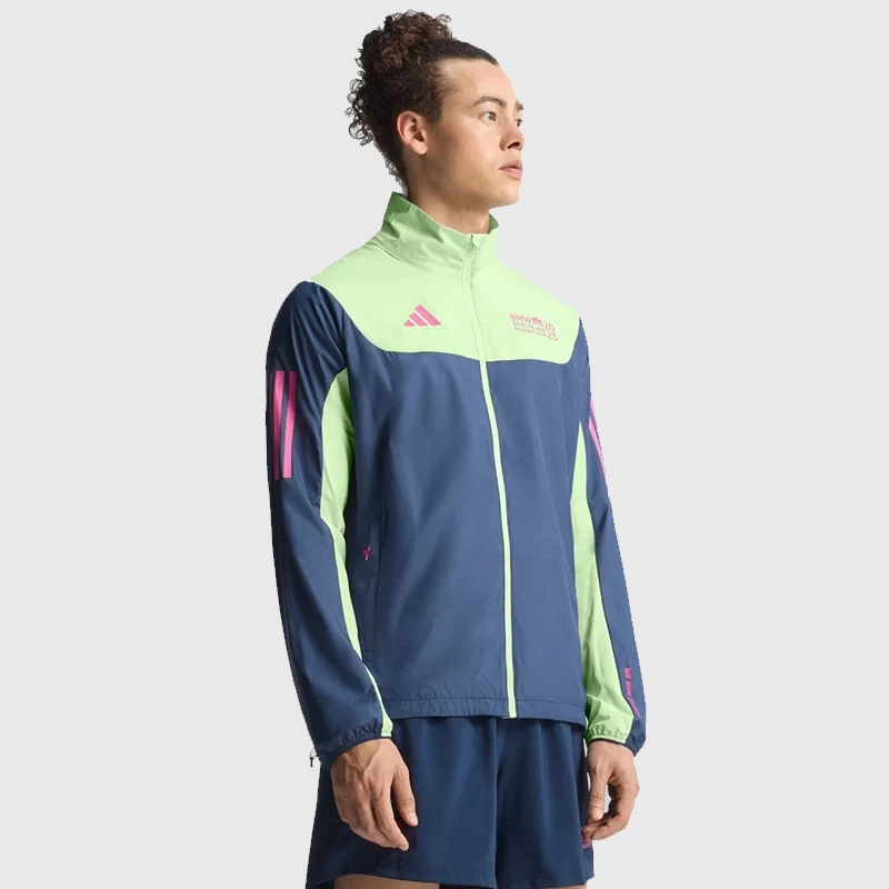 Adidasアディダス 2025年ベルリンマラソン ネイビー バーカー サイズS BMW Adidas Berlin Marathon Jacket 2025 - Danezon