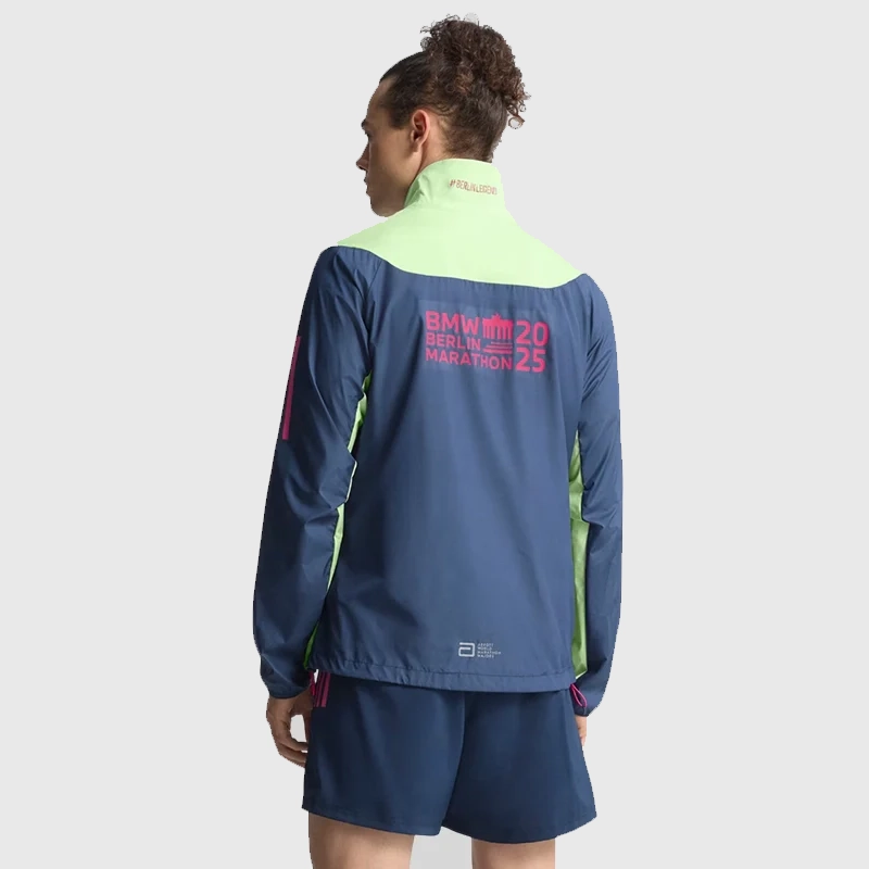 Adidasアディダス 2025年ベルリンマラソン ネイビー バーカー サイズS BMW Adidas Berlin Marathon Jacket 2025 - Danezon