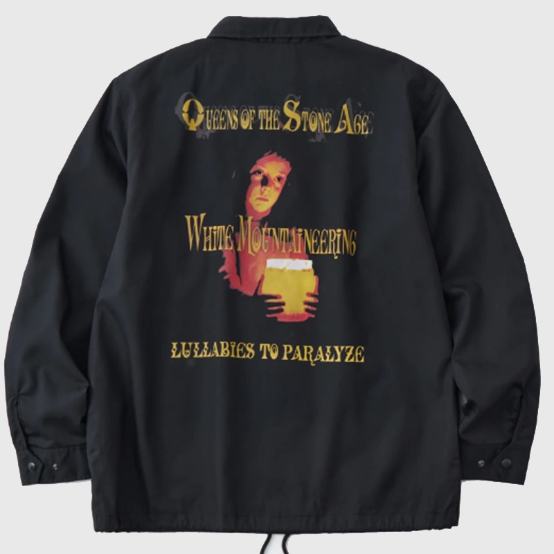 White Mountaineering Qotsa Lullabies To Paralyze Coach Jacket