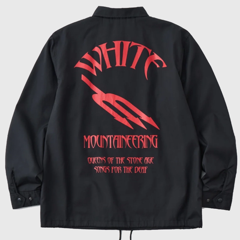 White Mountaineering Qotsa Songs For The Deaf Coach Jacket