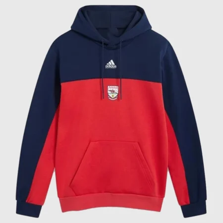 ま*4様  Arsenal ジャージ 2XL Arsenal adidas 92/94 Bringback Red & Navy Blue Hoodie