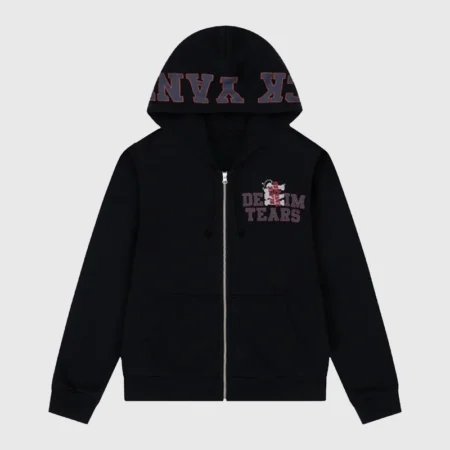 Denim Tears Black Yankees Zip Hoodie - Danezon
