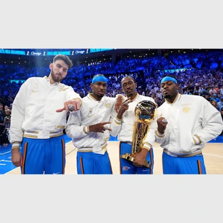Oklahoma City Thunder 2025 Finals Champions Jacket - Danezon