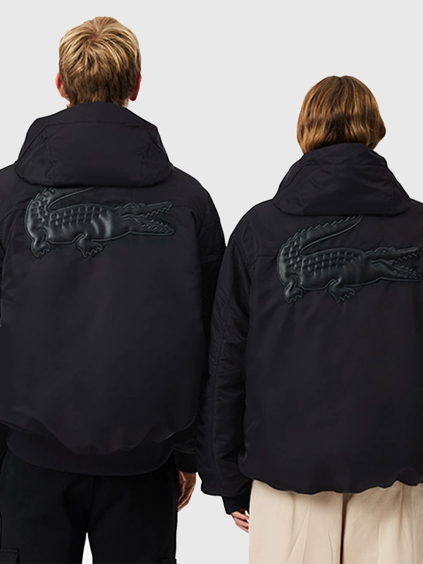 Lacoste x Chien 51 Black Bomber Jacket - Unisex