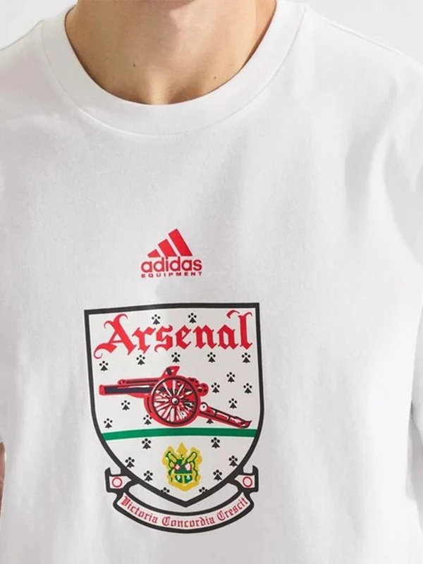 Unisex Arsenal adidas 92/94 Bringback White T-Shirt - Danezon
