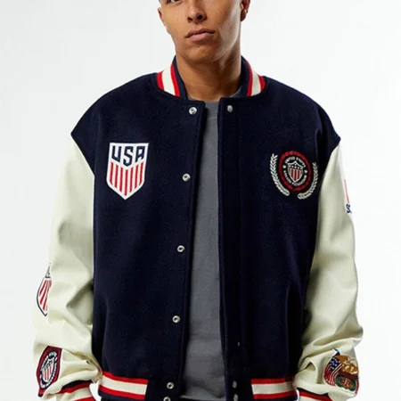U.S. Soccer x Jeff Hamilton Pacsun 2025 Wool Varsity Jacket