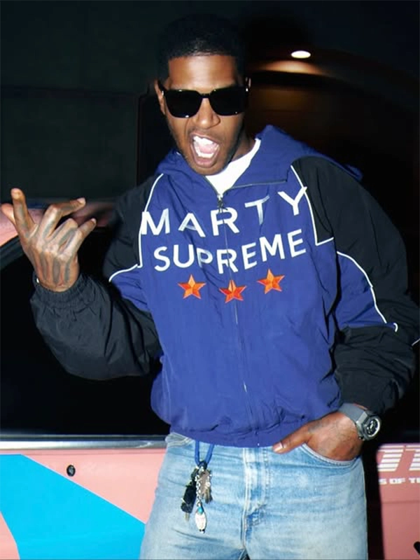 Marty Supreme Blue & Black 2025 Hooded Jacket - Danezon