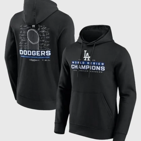 Dodgers World Series Champions Signature Roster Hoodie