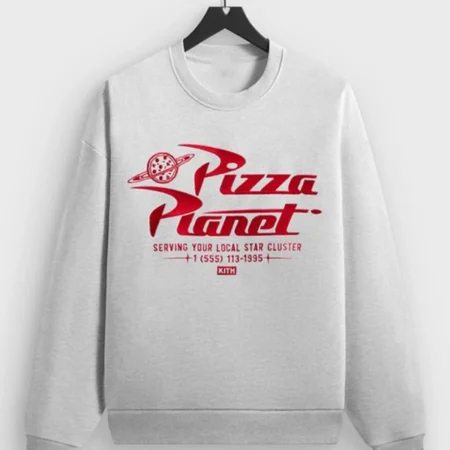 Disney x Kith for Pixar Pizza Planet Nelson Crewneck Sweatshirt