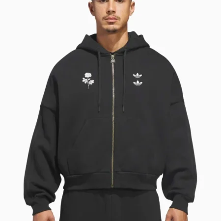 Buy - Adidas x Willy Chavarria Zip-Up Hoodie Black – Danezon