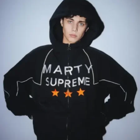 Landon Barker Marty Supreme Jacket Black - Danezon