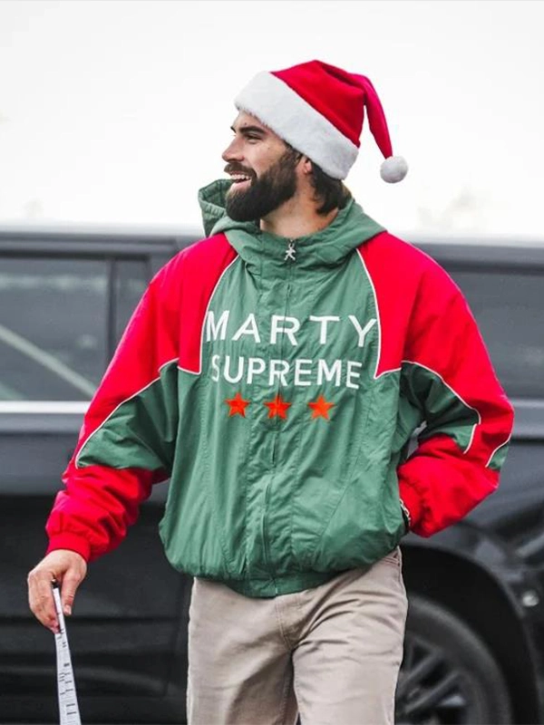 Sam Hartman Mexico Marty Supreme Jacket – Green & Red