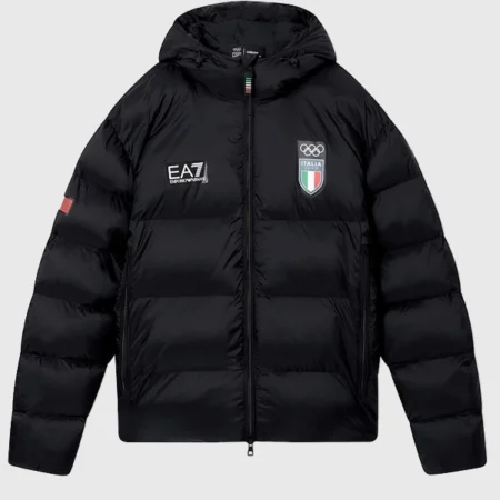 Milano Cortina 2026 Winter Olympics Team Italy EA7 Puffer Jacket