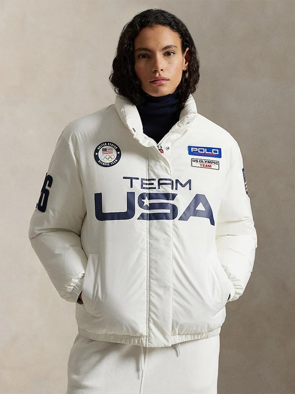 Polo Ralph Lauren Team USA Graphic Down Puffer Jacket Polo Ralph Lauren Team USA Graphic Down Puffer Jacket