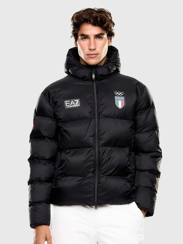 Milano Cortina 2026 Winter Olympics Team Italy EA7 Puffer Jacket