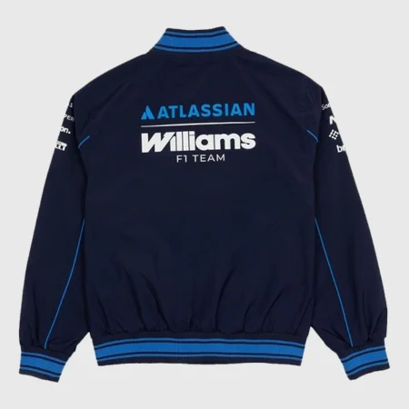 New Era x Atlassian 2026 Williams F1 Team Varsity Jacket – Navy