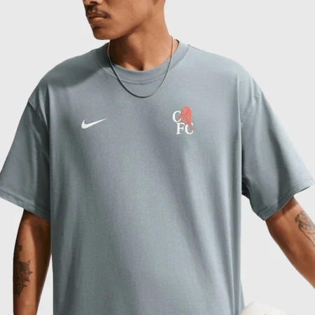 Men's Grey Nike Chelsea Peak T-Shirt – 2026