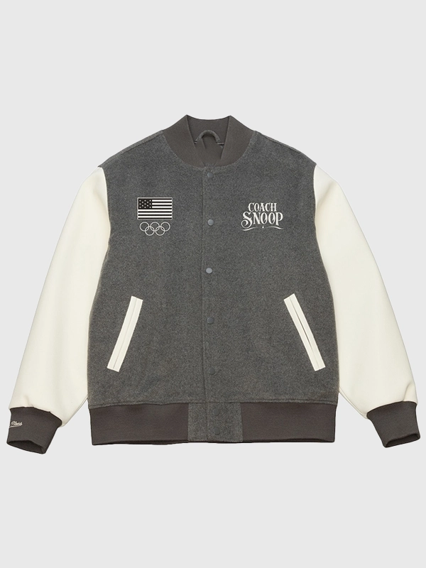 Mitchell & Ness Coach Snoop Team USA Varsity Jacket