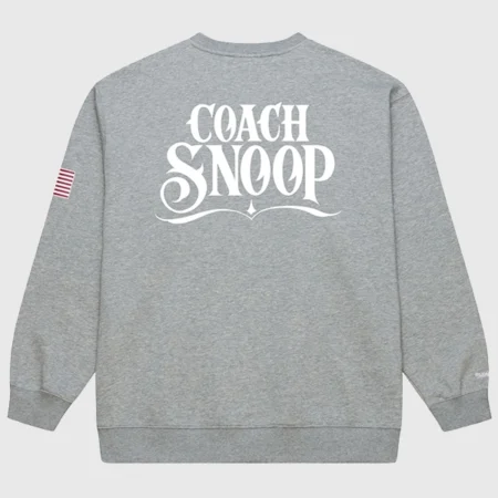 RUSSELUNO COOL TOUCH CREWNWCK ロゴ スウェット Mitchell & Ness Men's Team USA Coach Snoop Sweatshirt – Gray
