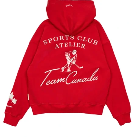 SCA x Hockey Canada 2026 Classic Terry Red Pullover Hoodie