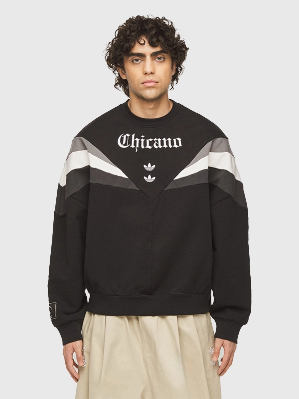 Adidas x Willy Chavarria Chicano Crewneck 2.0 Sweatshirt Black