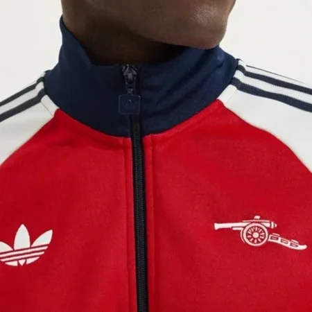 Arsenal adidas 25/26 Track Jacket - Red & White