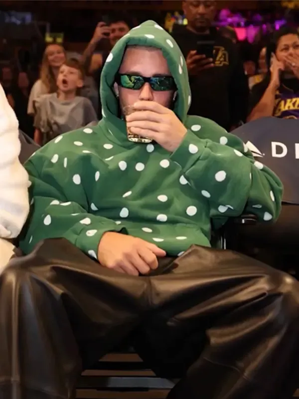 Justin Bieber Polka Dot Hoodie | Justin Bieber Hoodie