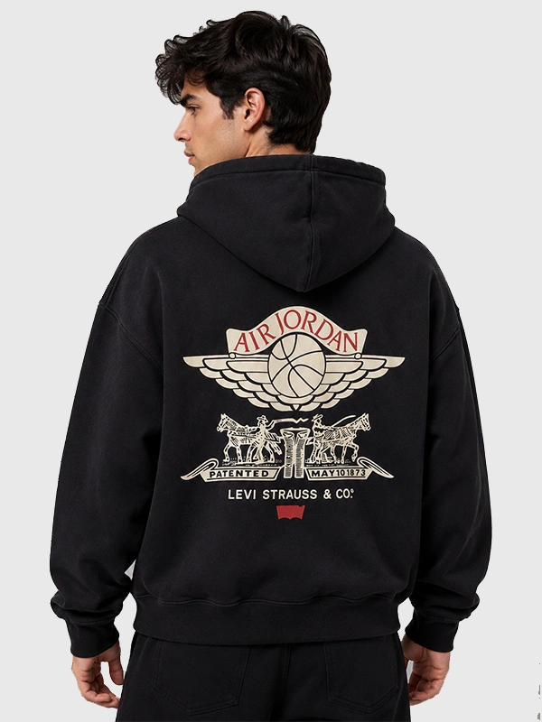Levi's x Jordan Full-Zip Hoodie Black
