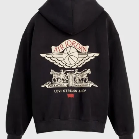 Levi's x Jordan Full-Zip Hoodie Black