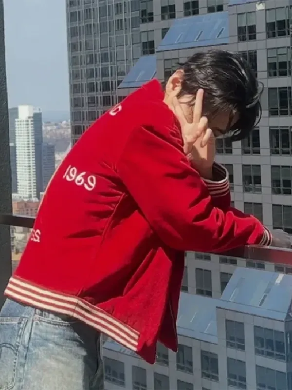 BTS V テテ着用 90s VINTAGE SILK JACKET Mサイズ BTS V Bode Wenham Souvenir Jacket - Danezon