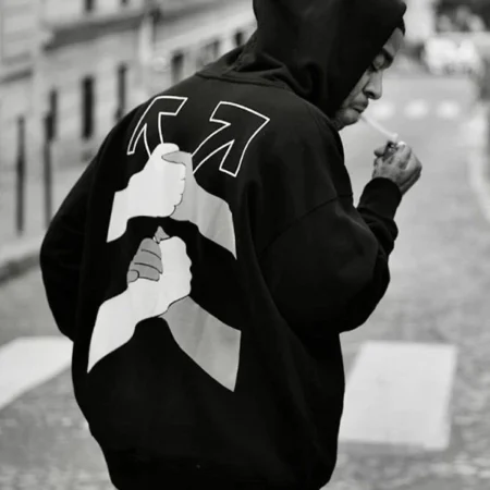 TORORO HOODIE / OFF WHITE Lサイズ Off White x Kid Cudi Be Human Black Hoodie - Danezon