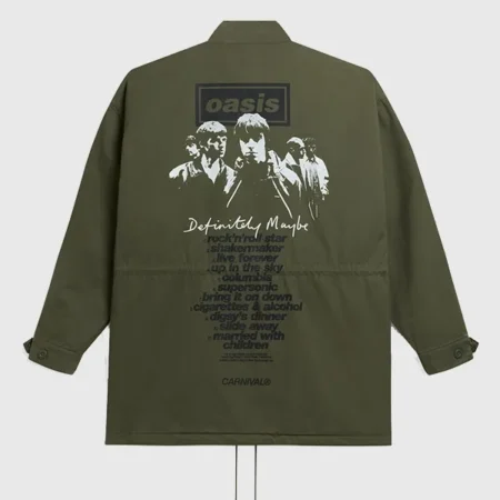 Carnival x Oasis Legendary 2026 Parka Green Jacket Unisex