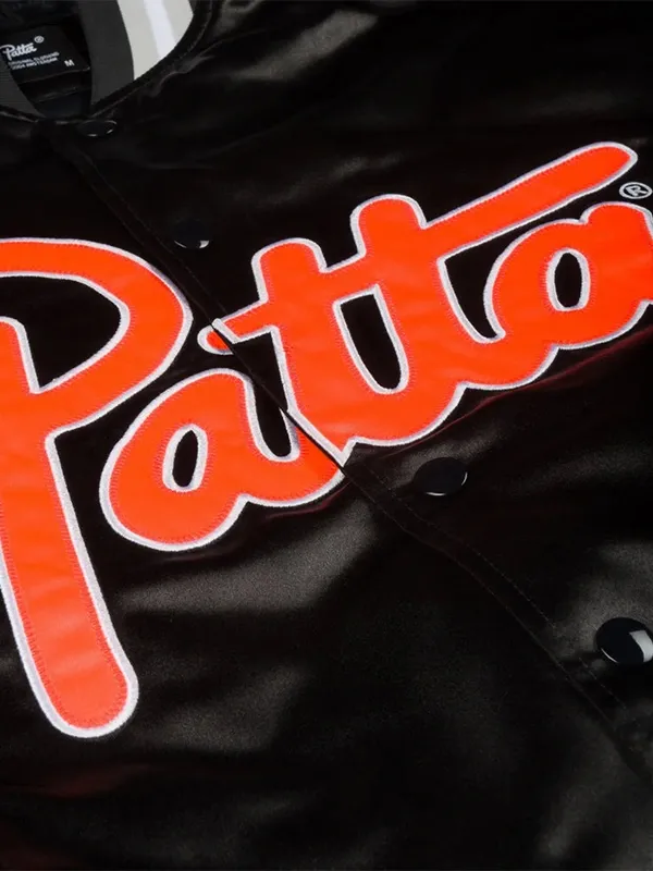 Nike x Patta Hyper Crimson Anniversary Satin Bomber Jacket