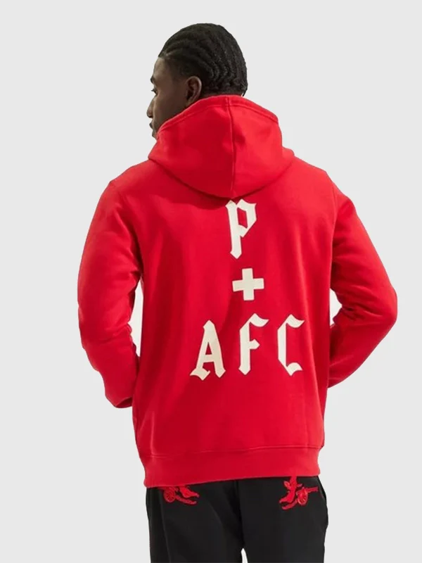 Arsenal x Adidas x Places+Faces Red Hoodie - 2025/26