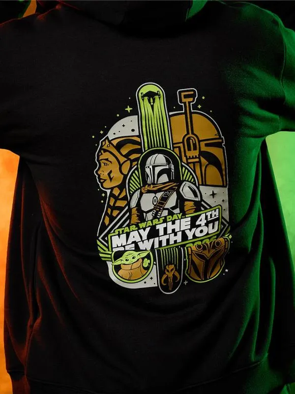 New Star Wars Day 2026 Hoodie | May the 4th Logo Merch Hoodie