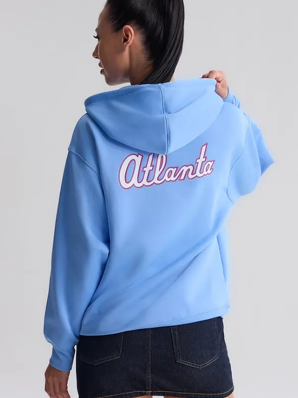 Women's Atlanta Braves Nike Blue 2026 City Connect Hoodie